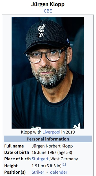 欧冠手机直播软件-渣叔也有1米9！克洛普与2米01的高佬克劳奇合照，只矮半个头